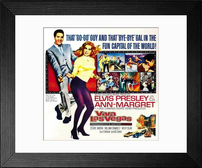Framed Print : VIVA LAS VEGAS, Elvis Presley, Ann-Margret, 1964 Framed Print : VIVA LAS VEGAS, Elvis Presley, Ann-Margret, 1964