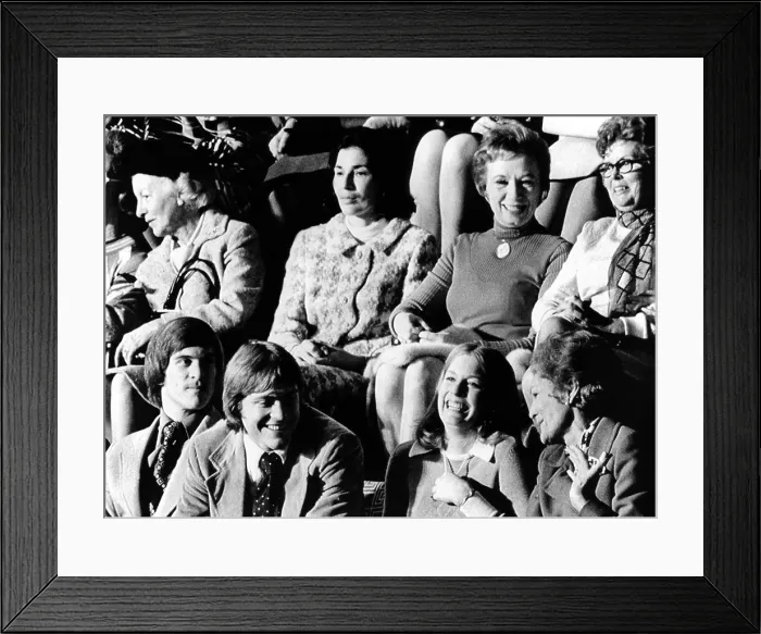 Framed Print : Family and friends watch Gerald Ford sworn in as Vice President Framed Print : Family and friends watch Gerald Ford sworn in as Vice President