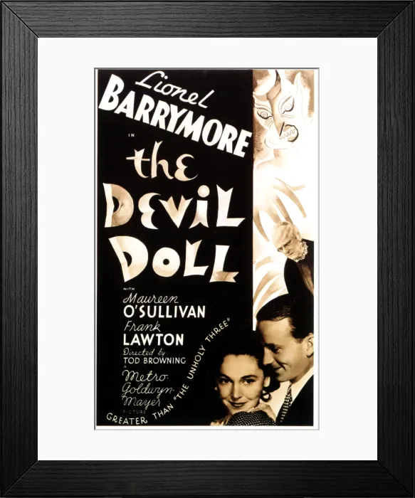 Framed Print : THE DEVIL DOLL, Maureen O'Sullivan, Frank Lawton, Lionel Barrymore, 1936