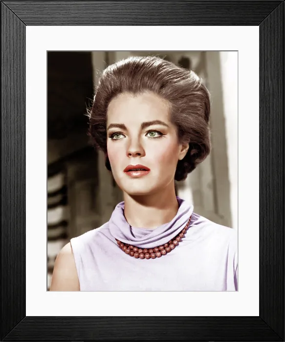 Framed Print : 10:30 P.M. SUMMER, Romy Schneider, 1966