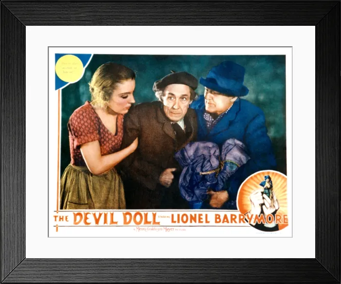 Framed Print : THE DEVIL DOLL, Grace Ford, Henry B. Walthall, Lionel Barrymore, 1936