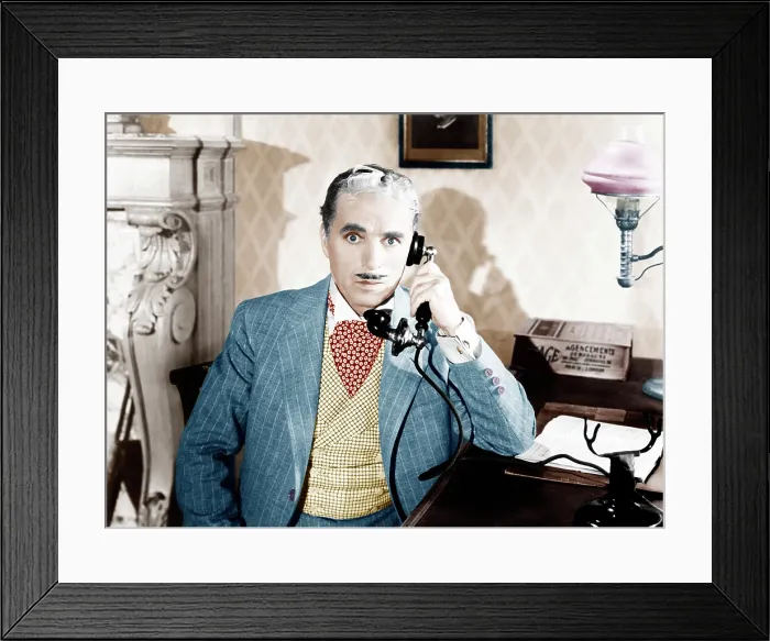 Framed Print : MONSIEUR VERDOUX, Charlie Chaplin, 1947 Framed Print : MONSIEUR VERDOUX, Charlie Chaplin, 1947