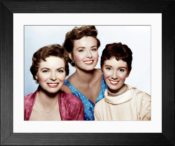 Framed Print : THREE COINS IN THE FOUNTAIN, from left: Dorothy McGuire, Jean Peters, Maggie McNamara, 1954. 20th Century-Fox Film Corporation, TM & Copyright / courtesy Everett Collection Framed Print : THREE COINS IN THE FOUNTAIN, from left: Dorothy McGuire, Jean Peters, Maggie McNamara, 1954. 20th Century-Fox Film Corporation, TM & Copyright / courtesy Everett Collection