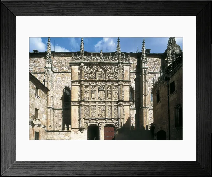 Framed Print : SPAIN. Salamanca. University of Salamanca. Facade. Renaissance art. Plateresque. Architecture. AISA / Everett Collection**US SALES ONLY**