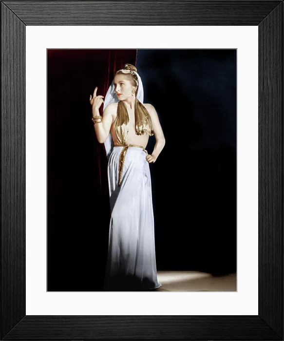 Framed Print : DECAMERON NIGHTS, Joan Fontaine, 1953 Framed Print : DECAMERON NIGHTS, Joan Fontaine, 1953