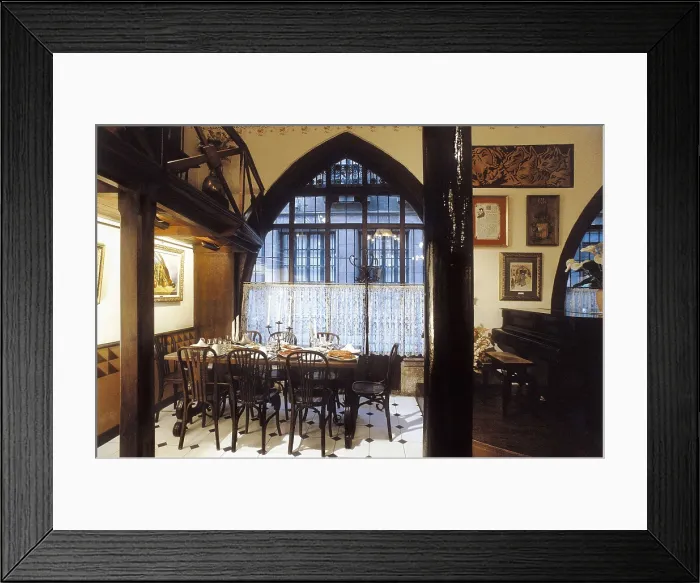Framed Print : PUIG I CADAFALCH, Josep (1867-1957). Casa Mart. 1896. SPAIN. Barcelona. Architecture. AISA / Everett Collection - Image has fine art copyright