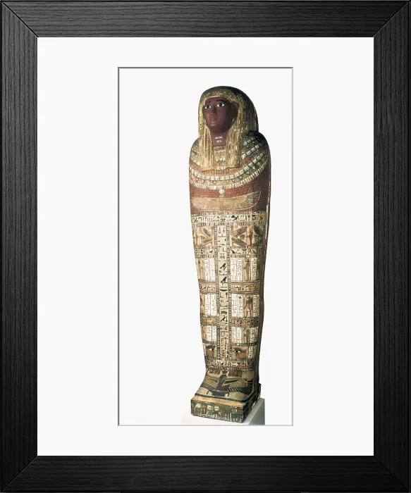 Framed Print : Painted coffin. 11th c. BC. 21st Dynasty. Egyptian art. New Kingdom. Sculpture on wood. UNITED KINGDOM. London. The British Museum. AISA / Everett Collection**US SALES ONLY** Framed Print : Painted coffin. 11th c. BC. 21st Dynasty. Egyptian art. New Kingdom. Sculpture on wood. UNITED KINGDOM. London. The British Museum. AISA / Everett Collection**US SALES ONLY**