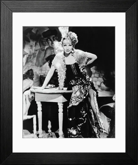 Framed Print : THE DEVIL IS A WOMAN, Marlene Dietrich, 1935