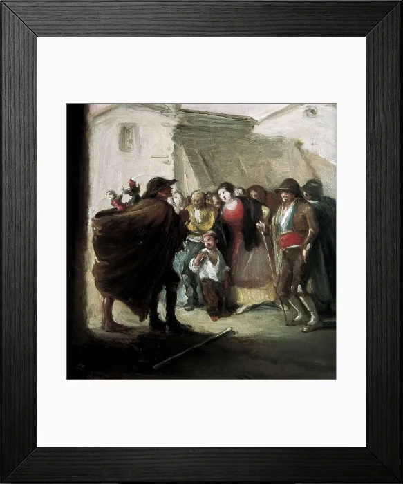 Framed Print : ALENZA y NIETO, Leonardo (1807-1845). Gallego de los curritos. 1830. Oil on canvas. SPAIN. Madrid. Prado Museum. AISA / Everett Collection**US SALES ONLY**