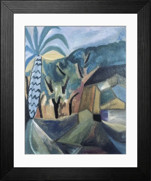 Framed Print : BLANCHARD, Mara Gutirrez-Cueto (1881-1932). Landscape. Cubism. Oil on canvas. AISA / Everett Collection**US SALES ONLY** Framed Print : BLANCHARD, Mara Gutirrez-Cueto (1881-1932). Landscape. Cubism. Oil on canvas. AISA / Everett Collection**US SALES ONLY**