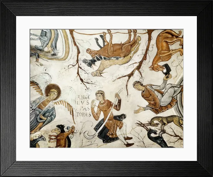 Framed Print : Royal Collegiate Church of San Isidoro. Royal Pantheon. 12th c. SPAIN. Len. Royal Collegiate Church of San Isidoro