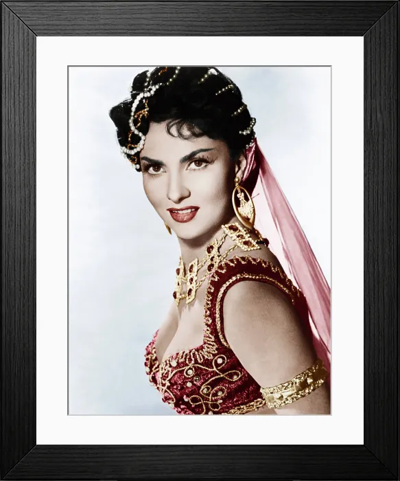 Framed Print : SOLOMON AND SHEBA, Gina Lollobrigida, 1959