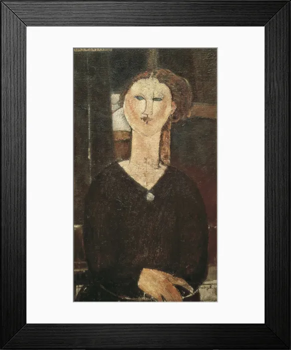 Framed Print : MODIGLIANI, Amedeo (1884-1920). Antonia. 1915. Oil on canvas. FRANCE. Paris. Orangerie Museum. AISA / Everett Collection**US SALES ONLY**