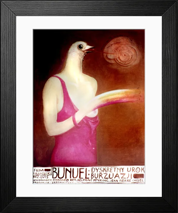 Framed Print : THE DISCREET CHARM OF THE BOURGEOISIE, (aka LE CHARME DISCRET DE LA BOURGEOISIE, aka DYSKRETNY UROK BURZUAZJI), 1972, TM and 20th Century Fox