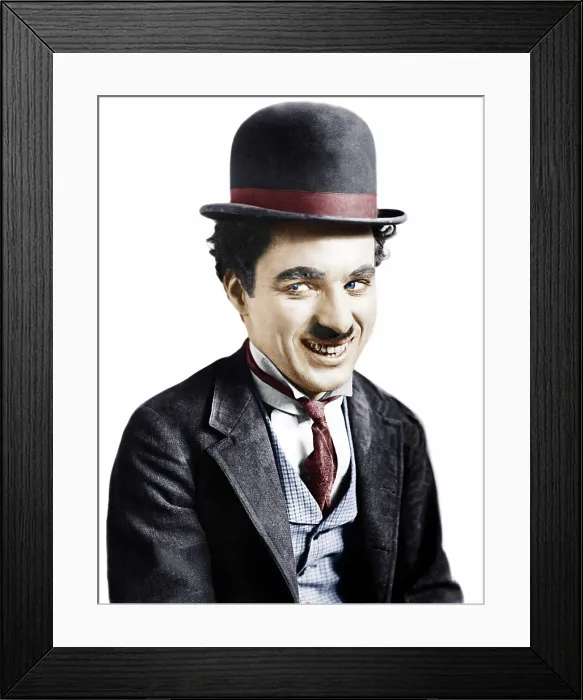 Framed Print : A NIGHT OUT, Charlie Chaplin, (aka Charles Chaplin), 1915
