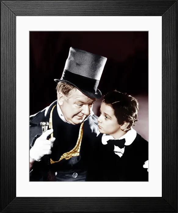 Framed Print : DAVID COOPERFIELD, from left: W.C. Fields, Freddie Bartholomew, 1935