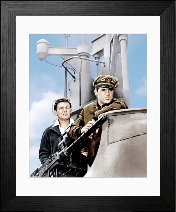Framed Print : DESTINATION TOKYO, from left: John Garfield, Cary Grant, 1943 Framed Print : DESTINATION TOKYO, from left: John Garfield, Cary Grant, 1943