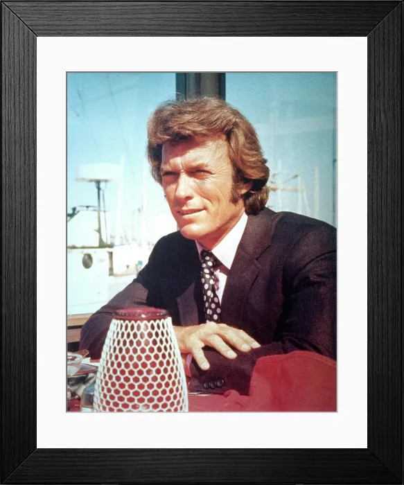 Framed Print : PLAY MISTY FOR ME, Clint Eastwood, 1971