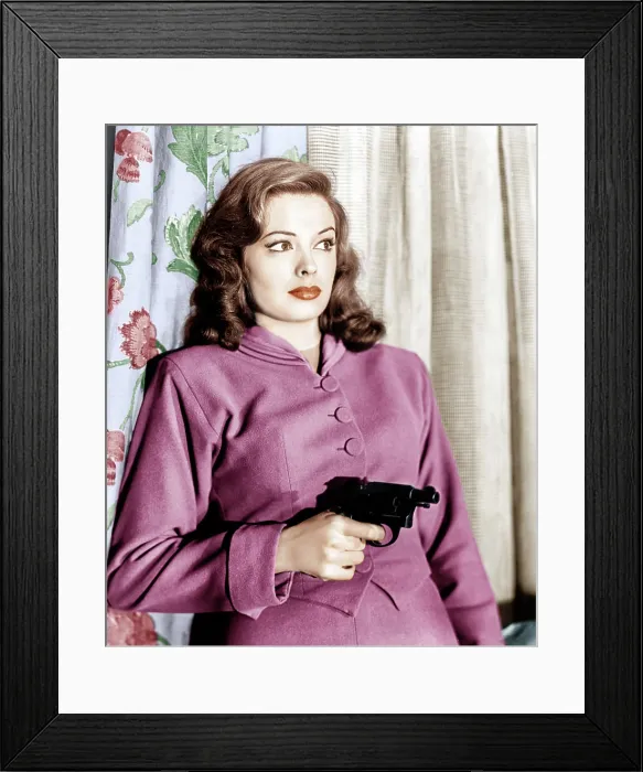 Framed Print : THE FALCON'S ALIBI, Jane Greer, 1946