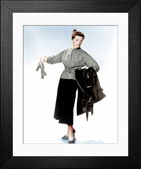 Framed Print : DESK SET, Katharine Hepburn, 1957. 20th Century-Fox Film Corporation, TM & Copyright / courtesy Everett Collection