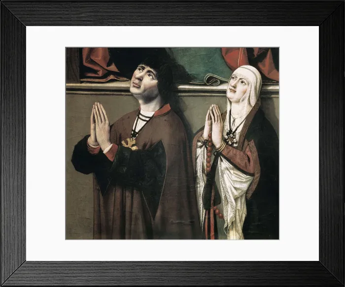 Framed Print : MANZANILLO, Master of (15th c.-16 c.). Catholic Monarchs with Saint Helen and Saint Barbara. ca. 1500. Lower detail. Oil on wood. SPAIN. Madrid. Lzaro Galdiano Foundation Framed Print : MANZANILLO, Master of (15th c.-16 c.). Catholic Monarchs with Saint Helen and Saint Barbara. ca. 1500. Lower detail. Oil on wood. SPAIN. Madrid. Lzaro Galdiano Foundation