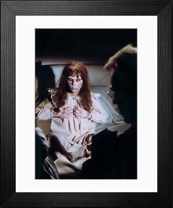 Framed Print : THE EXORCIST, Linda Blair, 1973. (c) Warner Bros. / Courtesy: Everett Collection Framed Print : THE EXORCIST, Linda Blair, 1973. (c) Warner Bros. / Courtesy: Everett Collection