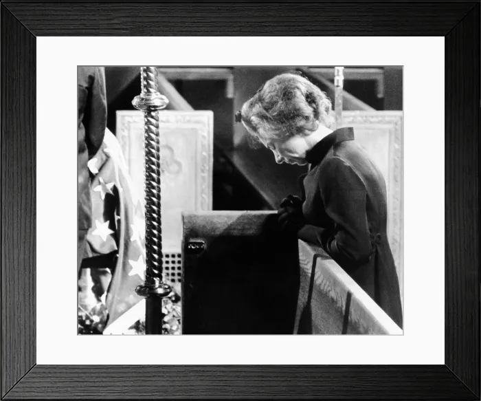 Framed Print : Robert Kennedy's funeral. Widowed Ethel Kennedy kneels in prayer near the flag-draped bier of her husband. June 8, 1968. (CSU_ALPHA_1028) CSU Archives / Everett Collection Framed Print : Robert Kennedy's funeral. Widowed Ethel Kennedy kneels in prayer near the flag-draped bier of her husband. June 8, 1968. (CSU_ALPHA_1028) CSU Archives / Everett Collection