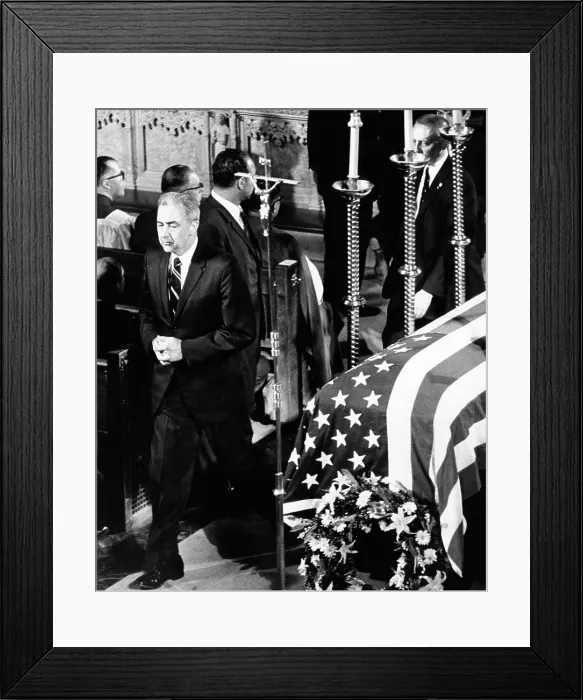 Framed Print : Robert Kennedy's funeral Framed Print : Robert Kennedy's funeral