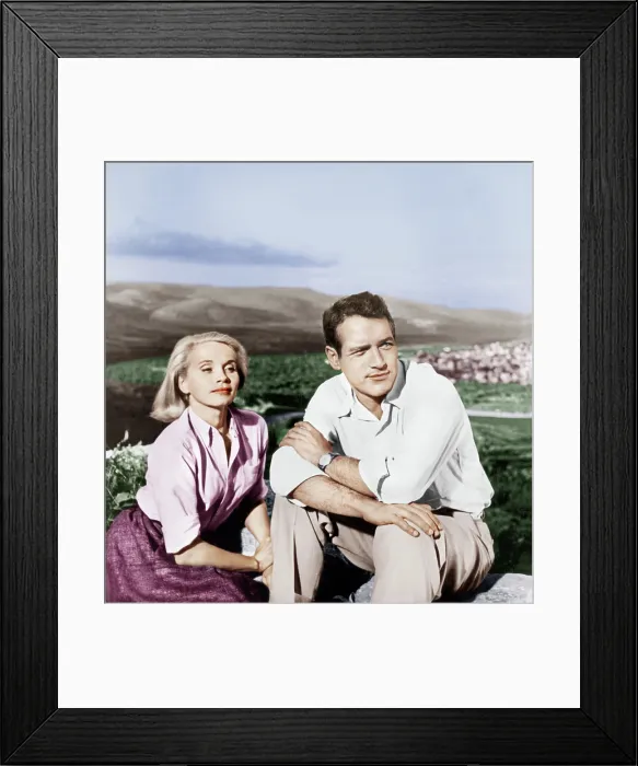 Framed Print : EXODUS, from left: Eva Marie Saint, Paul Newman, 1960