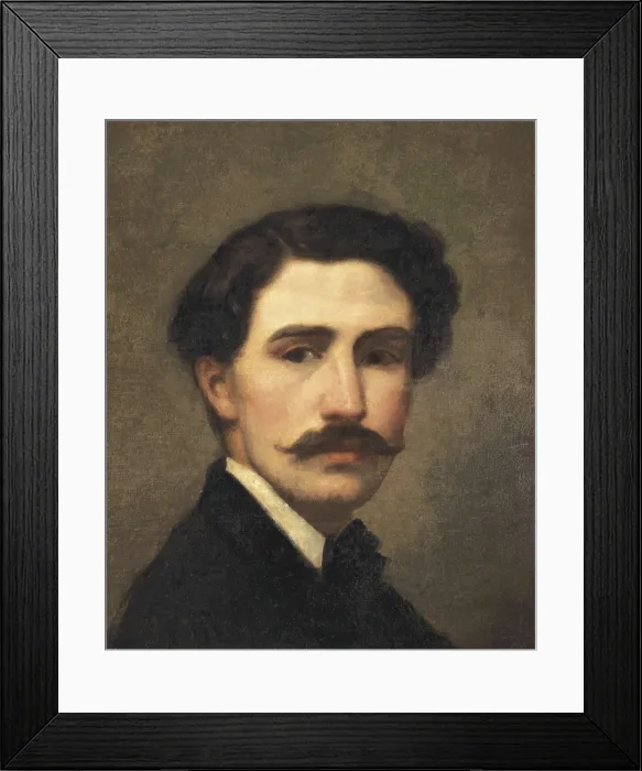 Framed Print : ROSALES, Eduardo (1836-1873). Self-Portrait. 1863. Romanticism. Oil on canvas. Private Collection. AISA / Everett Collection**US SALES ONLY** Framed Print : ROSALES, Eduardo (1836-1873). Self-Portrait. 1863. Romanticism. Oil on canvas. Private Collection. AISA / Everett Collection**US SALES ONLY**