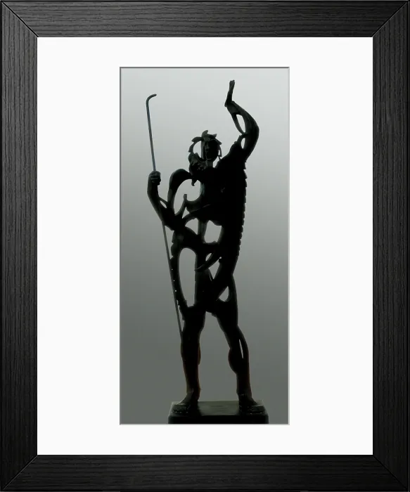 Framed Print : GARGALLO, Pablo (1881-1934). The Great Prophet. 1933. Sculpture on bronze. SPAIN. Madrid. Reina Sofia Art Centre National Museum. AISA / Everett Collection**US SALES ONLY**