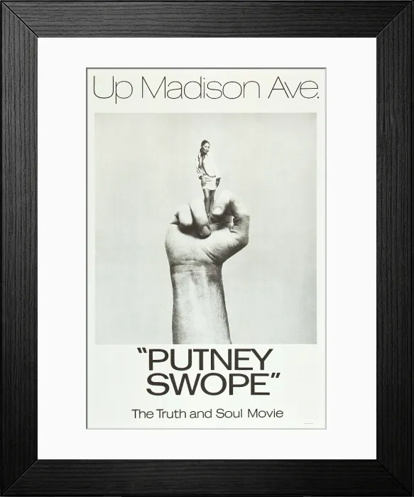 Framed Print : PUTNEY SWOPE, poster, 1969 Framed Print : PUTNEY SWOPE, poster, 1969