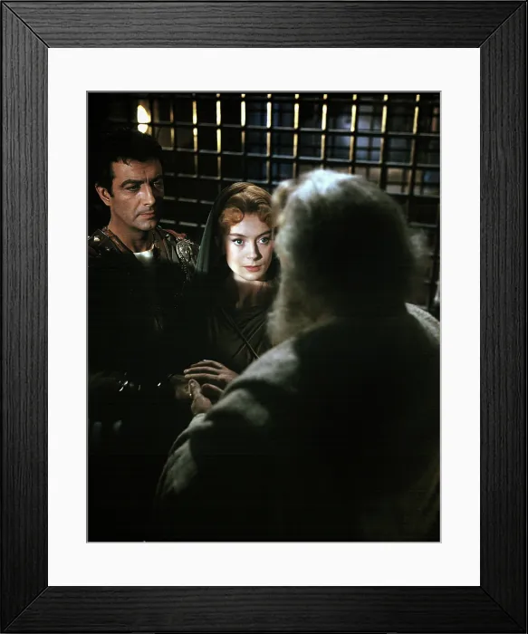 Framed Print : QUO VADIS, Robert Taylor, Deborah Kerr, Abraham Sofaer, 1951
