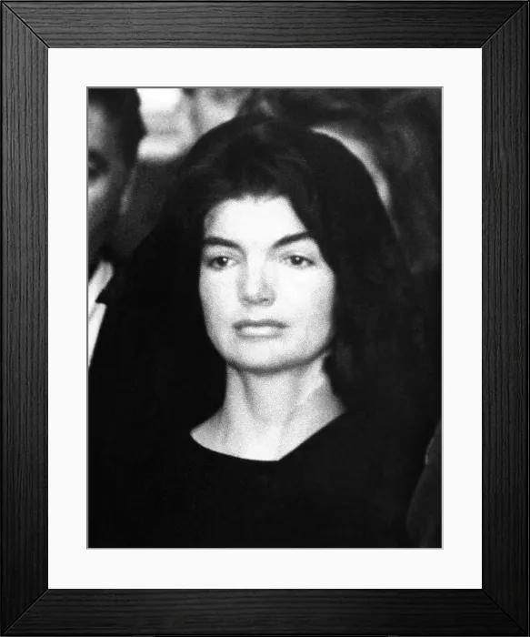 Framed Print : Jacqueline Kennedy at the lying in state ceremonies for her assassinated husband, President John Kennedy. Nov. 24, 1963. (CSU_ALPHA_800) CSU Archives / Everett Collection