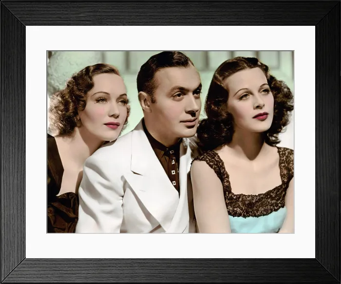 Framed Print : ALGIERS, from left: Sigrid Gurie, Charles Boyer, Hedy Lamarr, 1938 Framed Print : ALGIERS, from left: Sigrid Gurie, Charles Boyer, Hedy Lamarr, 1938