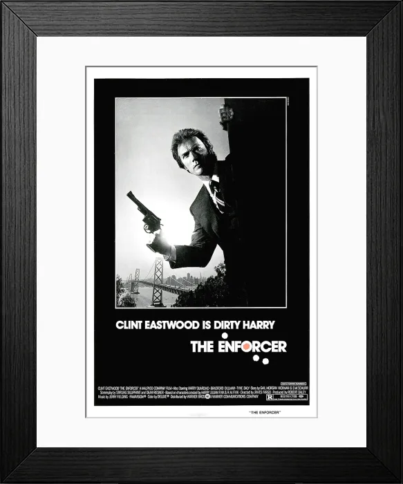 Framed Print : THE ENFORCER, Clint Eastwood, 1976