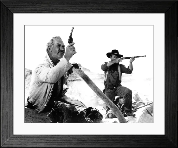 Framed Print : THE SEARCHERS, Ward Bond, John Wayne, 1956 Framed Print : THE SEARCHERS, Ward Bond, John Wayne, 1956