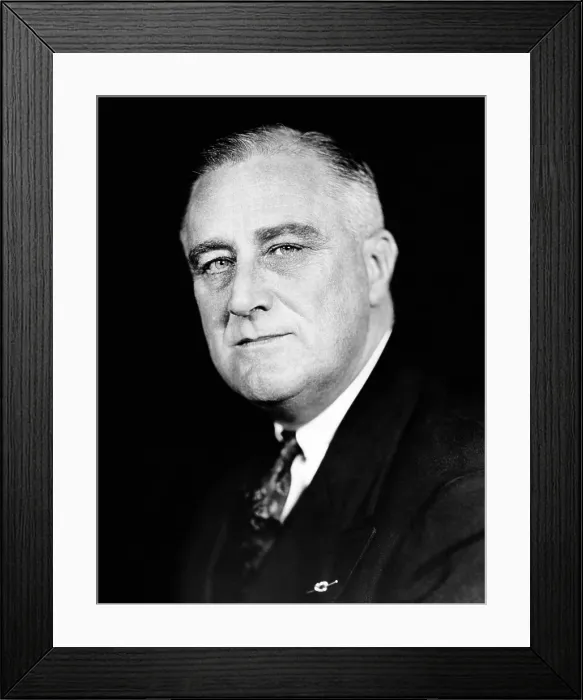 Framed Print : President Franklin Roosevelt in a portrait photo released for the second inaugural. Jan 19, 1937. (CSU_ALPHA_132) CSU Archives / Everett Collection