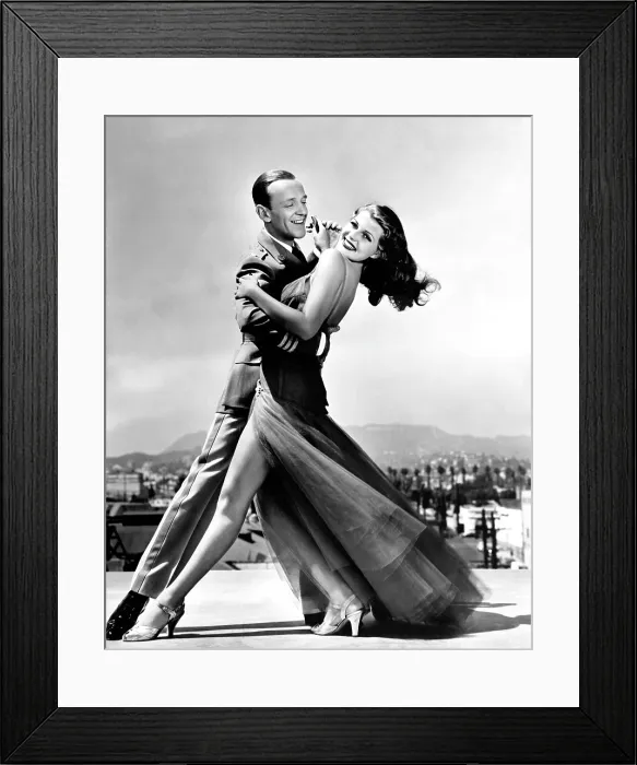 Framed Print : YOU'LL NEVER GET RICH, from left: Fred Astaire, Rita Hayworth, 1941 Framed Print : YOU'LL NEVER GET RICH, from left: Fred Astaire, Rita Hayworth, 1941