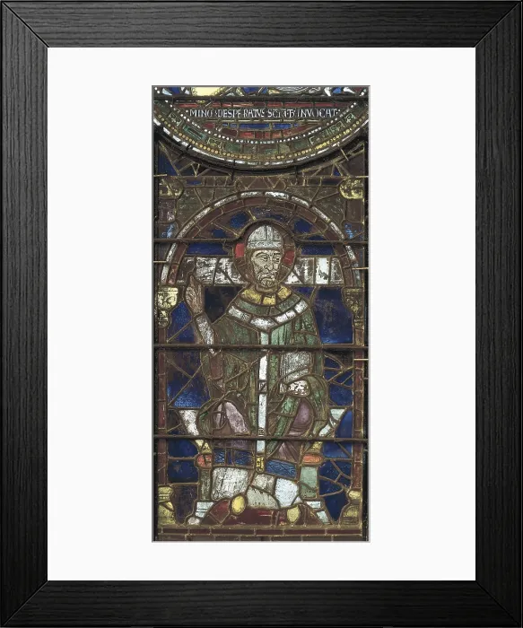 Framed Print : Becket, Saint Thomas. Portrait of St. Thomas Becket