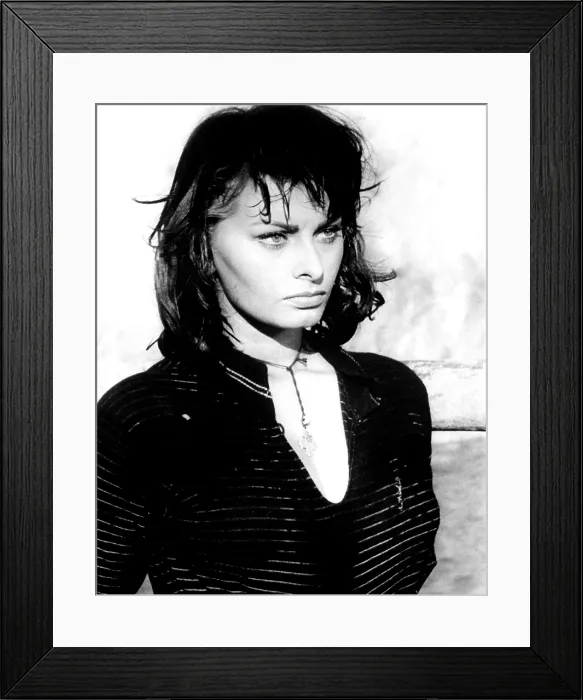 Framed Print : BOY ON A DOLPHIN, Sophia Loren, 1957. TM & Copyright 20th Century-Fox Film Corp. / courtesy Everett Collection