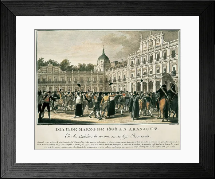 Framed Print : Aranjuez. Etching. SPAIN. Madrid. National Library. AISA / Everett Collection**US SALES ONLY** Framed Print : Aranjuez. Etching. SPAIN. Madrid. National Library. AISA / Everett Collection**US SALES ONLY**