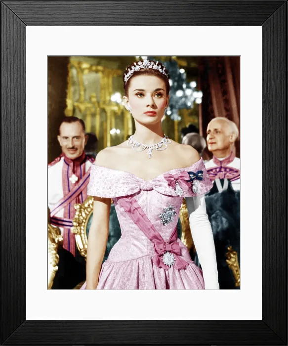 Framed Print : ROMAN HOLIDAY, Audrey Hepburn, 1953