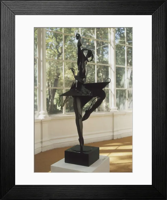 Framed Print : GARGALLO, Pablo (1881-1934). Grand Ballerina. 1929. Mannerism art. Sculpture on bronze. SPAIN. Barcelona. National Art Museum of Catalonia