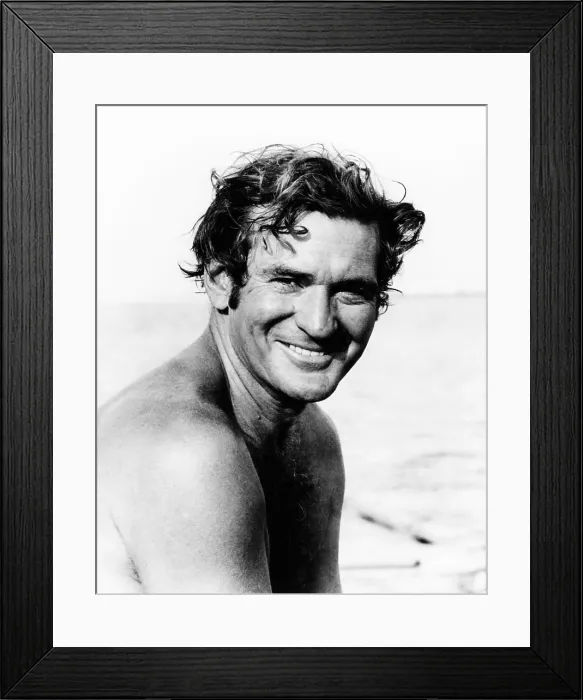 Framed Print : DARKER THAN AMBER, Rod Taylor, 1970