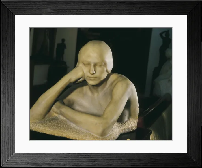 Framed Print : INURRIA LAINOSA, Mateo (1867-1924). Daydream. ca. 1922. Sculpture on marble. SPAIN. Madrid. St. Fernando Royal Academy Museum. AISA / Everett Collection**US SALES ONLY** Framed Print : INURRIA LAINOSA, Mateo (1867-1924). Daydream. ca. 1922. Sculpture on marble. SPAIN. Madrid. St. Fernando Royal Academy Museum. AISA / Everett Collection**US SALES ONLY**