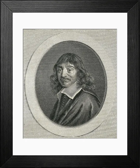 Framed Print : DESCARTES, Ren (1596-1650). Etching. SPAIN. Madrid. National Library. AISA / Everett Collection**US SALES ONLY** Framed Print : DESCARTES, Ren (1596-1650). Etching. SPAIN. Madrid. National Library. AISA / Everett Collection**US SALES ONLY**
