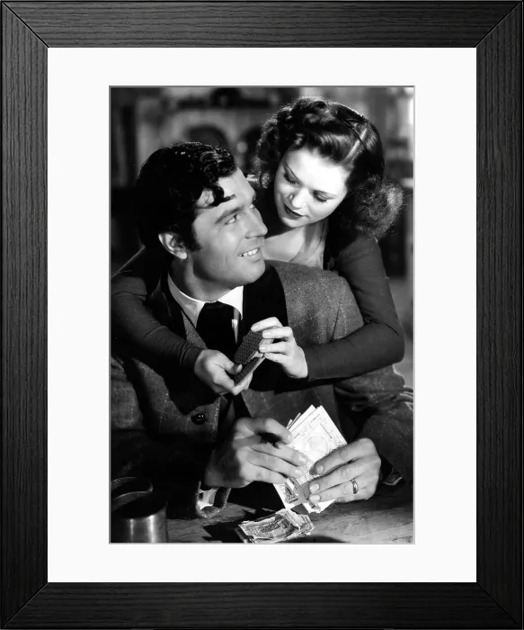 Framed Print : DEVIL AND DANIEL WEBSTER (aka ALL THAT MONEY CAN BUY), James Craig, Simone Simon, 1941 Framed Print : DEVIL AND DANIEL WEBSTER (aka ALL THAT MONEY CAN BUY), James Craig, Simone Simon, 1941