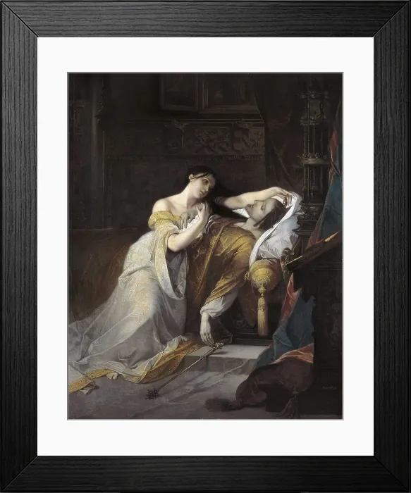 Framed Print : Philip I the Handsome (1478-1506); Joan the Mad (1479-1555). Oil on canvas. BELGIUM. Tournai. Fine Arts Museum. AISA / Everett Collection**US SALES ONLY**
