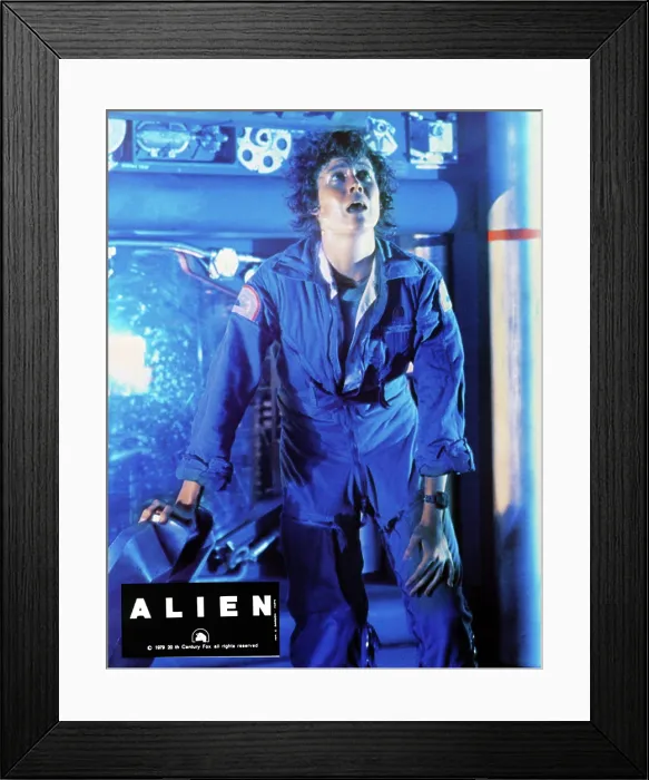 Framed Print : ALIEN, Sigourney Weaver, 1979, TM & Copyright 20th Century Fox Film Corp. / courtesy Everett Collection Framed Print : ALIEN, Sigourney Weaver, 1979, TM & Copyright 20th Century Fox Film Corp. / courtesy Everett Collection